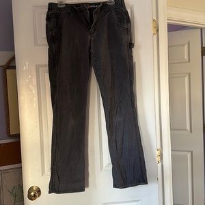 Carhart original fit size 10 regular cargo pants blue/gray